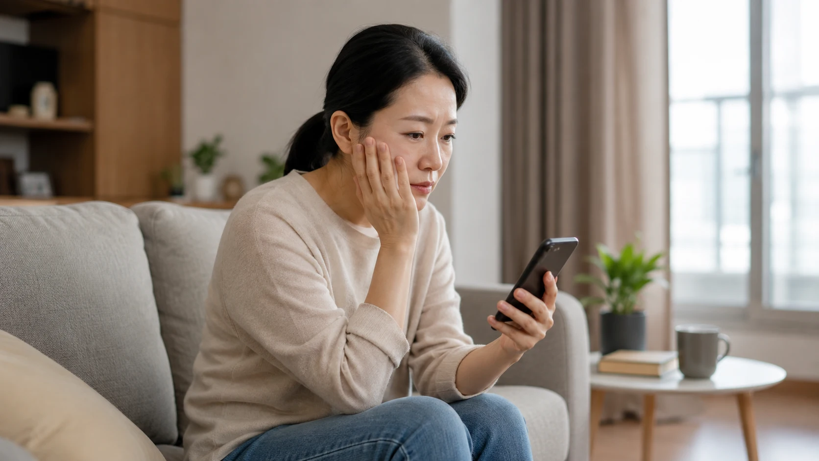어금니 신경치료 후 술 진료 정보 확인 장면